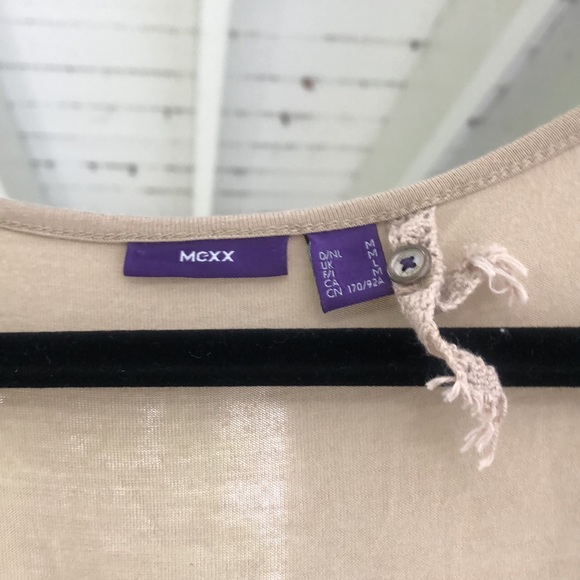 Chocolate Beige New Year perfect MEXX sparkle ✨ Top tank sleeveless festive - Picture 7 of 12